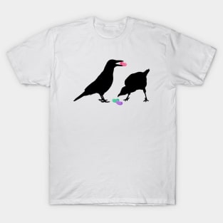 Easter Jelly Bean Crows T-Shirt